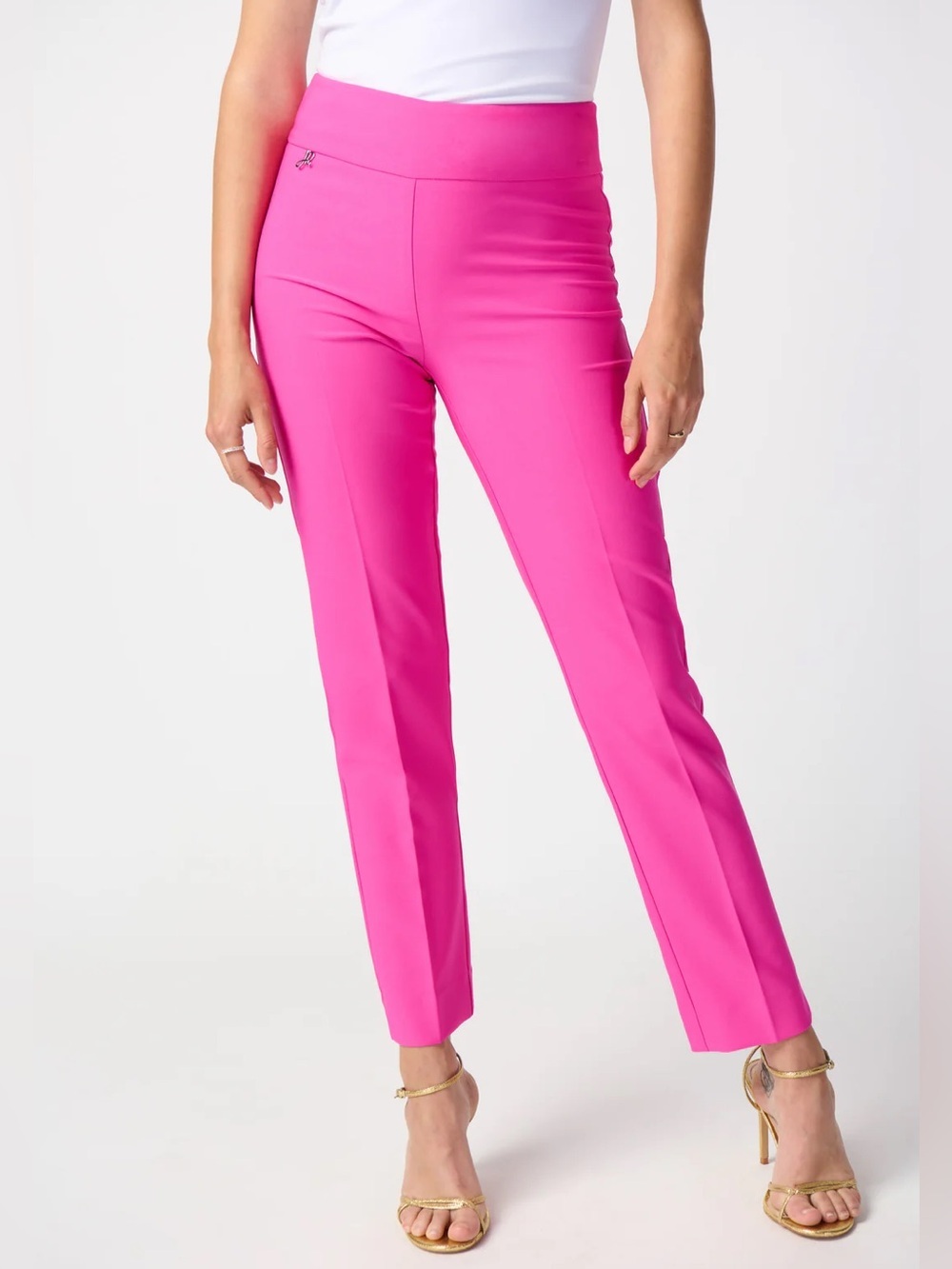 Joseph Ribkoff High Rise Pull-On Pant Style 241231 Slim Fit Ultra Pink
